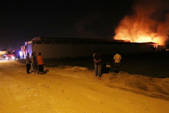 Atölye Alevlere Teslim Oldu: O Ise Bunu Yaptı