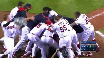 Naquin hits inside the park walk off homer