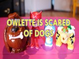 OWLETTE IS SCARED OF DOGS Toys DUKE PJ MASKS DORAEMON BOWSER SUPER MARIO BABY Videos , NICKELODEON THE SECRET LIFE OF P