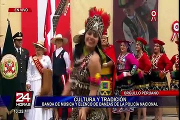 Orgullo Peruano: Banda de Música y Elenco de Danzas de la PNP deslumbra con su talento