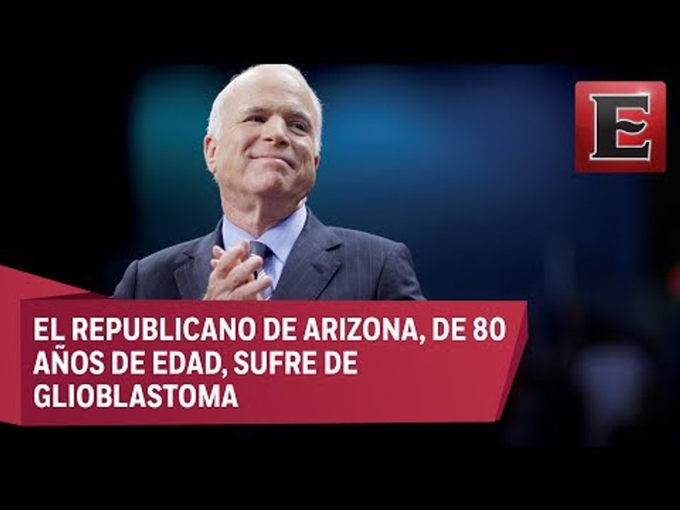 Diagnostican tumor cerebral al senador John McCain