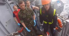 Irish Navy Sailor Thanks Spanish Rescuers For Airlifting Him to Safety