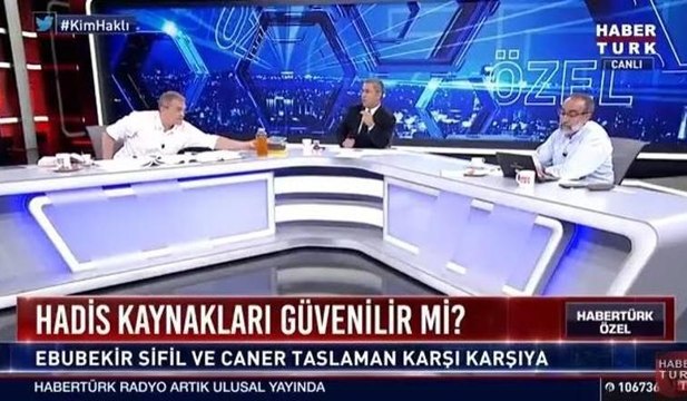 Caner Taslaman ile Ebubekir Sifil arasında 'deve sidiği içmek sünnet mi?' tartışması