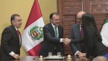 México y Perú sellan acuerdos de cooperación tras reunión de cancilleres