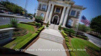 Milton Personal Injury Attorney |(850) 434-3333