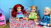 Elsa And Anna Toddlers Sleepover & Ghost Stories! PART TWO - toddler anna and elsa