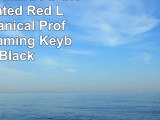 Tt eSPORTS MEKA G UNIT Illuminated Red Light Mechanical Professional Gaming Keyboard Black