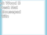 KESS InHouse Monika Strigel Beach Wood Blue Office Desk Mat Blotter Pad Mousepad 13 x