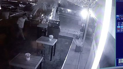 Security Camera Shows Earthquake Rattle Bodrum Hotel