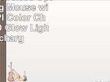 ENHANCE Wireless Optical Gaming Mouse with 3500 DPI  Color Changing LED Glow Lights