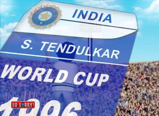 So Sorry  The God of Cricket Retires