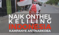 Naik Onthel Keliling Indonesia Kampanye Antinarkoba