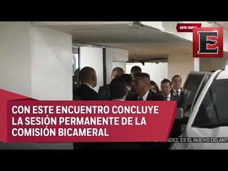 Detalles de la comparecencia de funcionarios ante la Comisión Bicameral