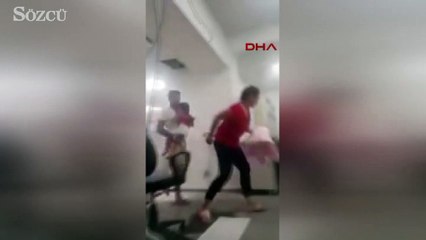 Bodrum devlet hastanesi'nden panik anları