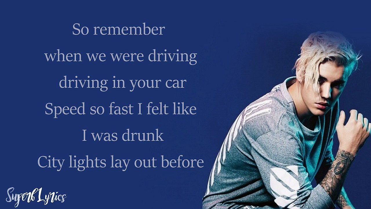 Justin Bieber Fast Car (Tracy Chapman)(Lyrics)