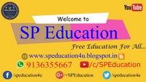 SP Education | FREE Education | For SSC/CGL/BANK PO/CPO/LDC/CHSL/DP/CSAT- MATH/REASONING/ENGLISH/General Studies