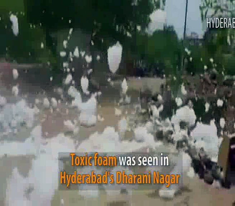After Bengaluru Lake, Hyderabad drain Spills Toxic Foam