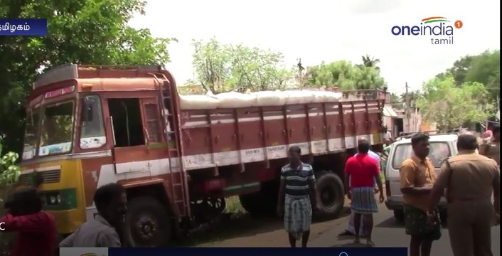 Lorry, Bike Accident 4 persons Death-Oneindia Tamil
