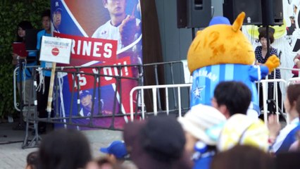 DBスターマン 日本ハムファイターズBBに落書きされた背番号"212"がw BBスターマンにw『ハッピースターダンス』