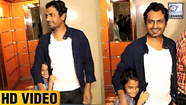 Nawazuddin Siddiqui's Daughter Hides Herself From Media Photographer
