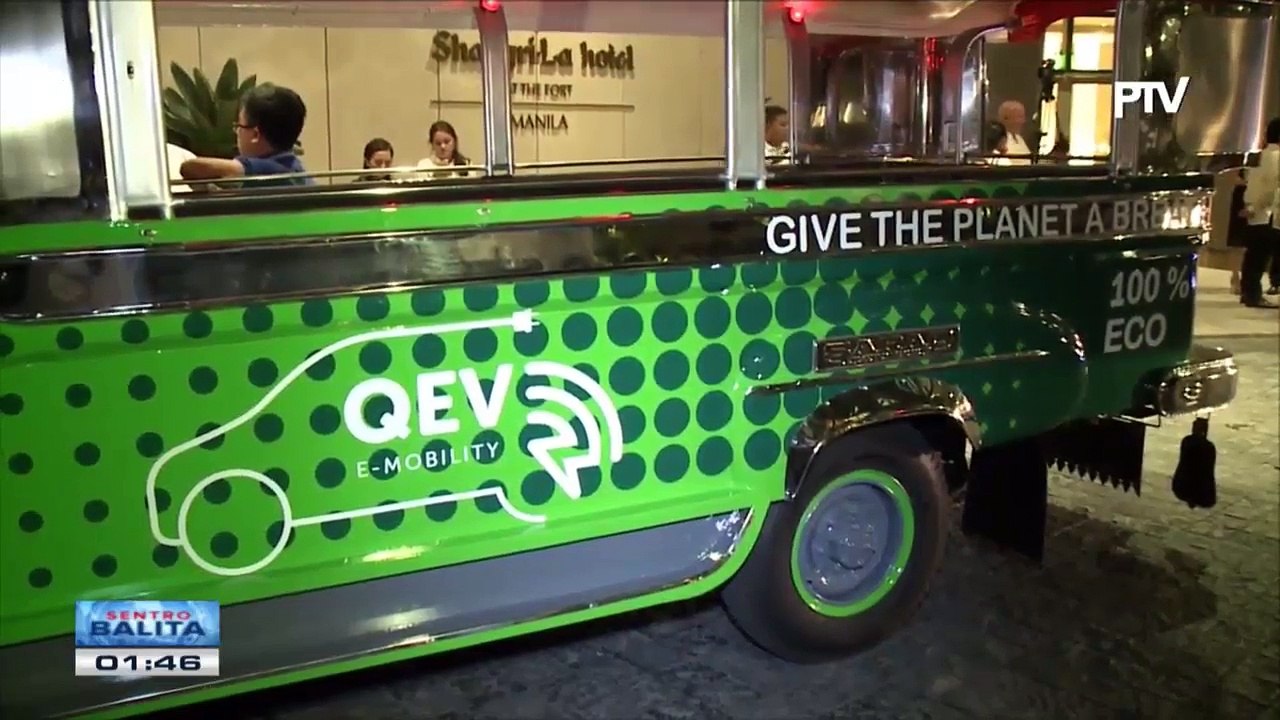 Hightech na e-jeepney, isinusulong