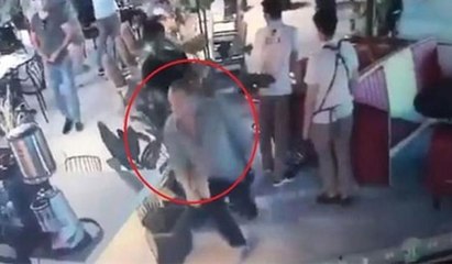 Fatih Terim'in damatlarıyla mekan basma olayının en net görüntüleri ortaya çıktı