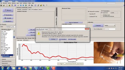 Thickness Measurement- Hard coat on Automotive Headlight