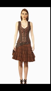 Steampunk Dress | corset dresses | viona corset