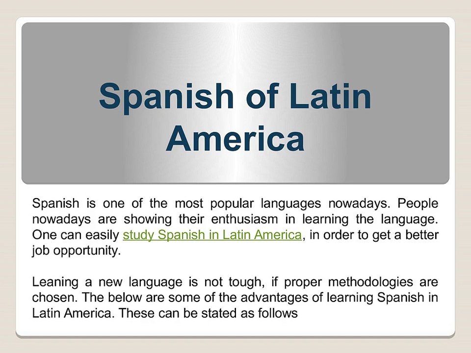 Best Spanish Language Courses