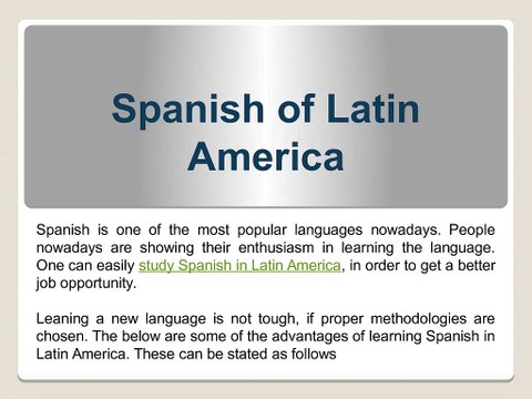 Best Spanish Language Courses