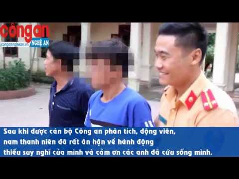 Cứu nam thanh niên nhảy cầu tự tử