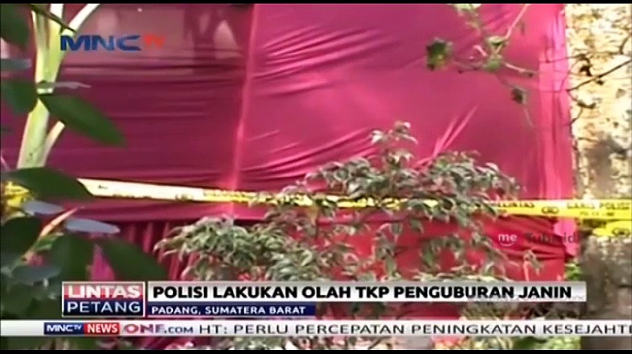 Polisi Lakukan Olah TKP Penguburan Janin