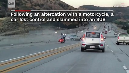 Road rage incident caught on camera