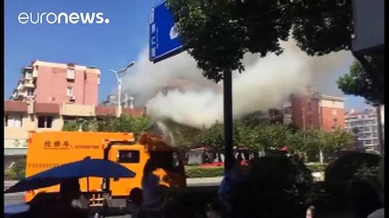 Felrobbant egy kínai tésztaétterem