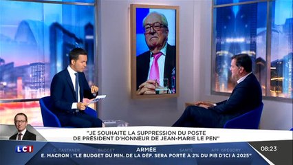 Pour le n°2 du FN Louis Aliot, la "fournée" de Jean-Marie Le Pen est "un propos d'opinion"