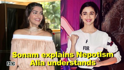 Sonam explains Nepotism, Alia understands