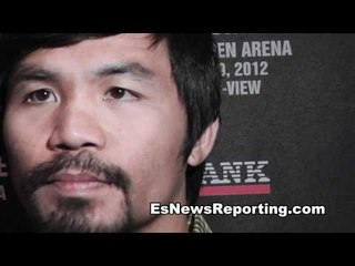 Manny Pacquiao on Tim Bradley Training Camp