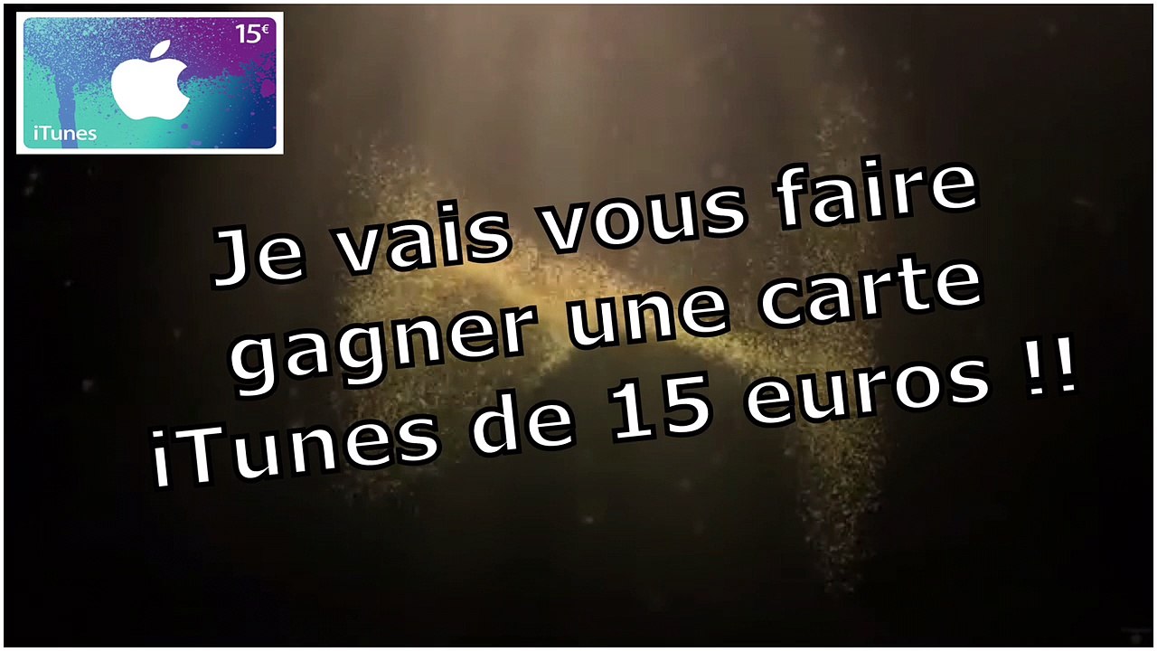 [CONCOURS]CARTE ITUNES OU GOOGLE PLAY 15€