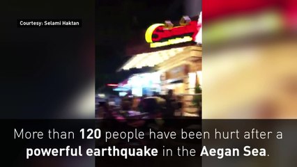 Powerful earthquake rocks Turkey and Greek island of Kos