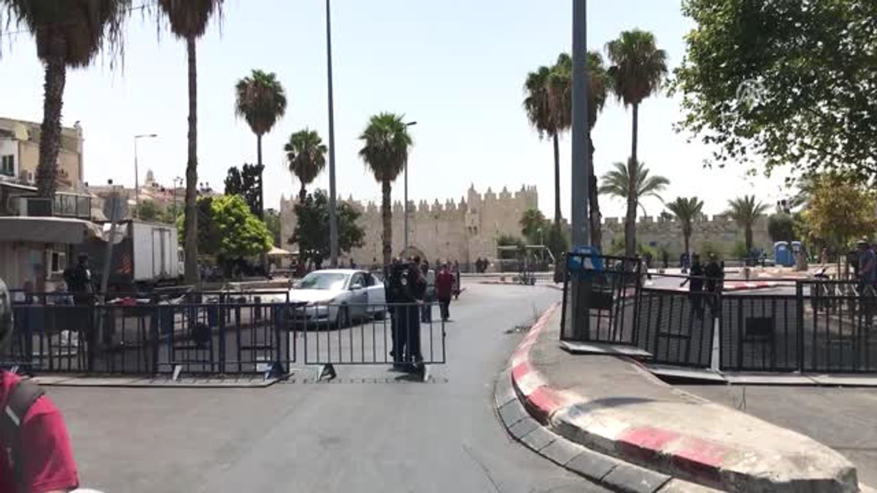 Israil, Mescid-i Aksa Çevresinde Yoğun Güvenlik Önlemleri Aldı (2)