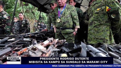 ATANGI ANG NEWS BREAK SA PTV DAVAO KARONG HAPON | Presidente Duterte, mibisita sa kampo sa sundalo sa Marawi City