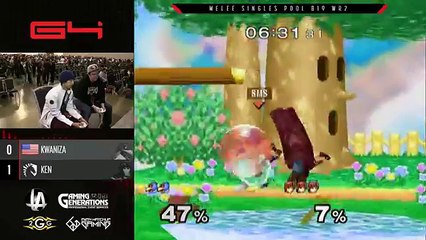 Genesis 4 Ken (Marth) vs. Kwaniza (Falco) SSBM Pools