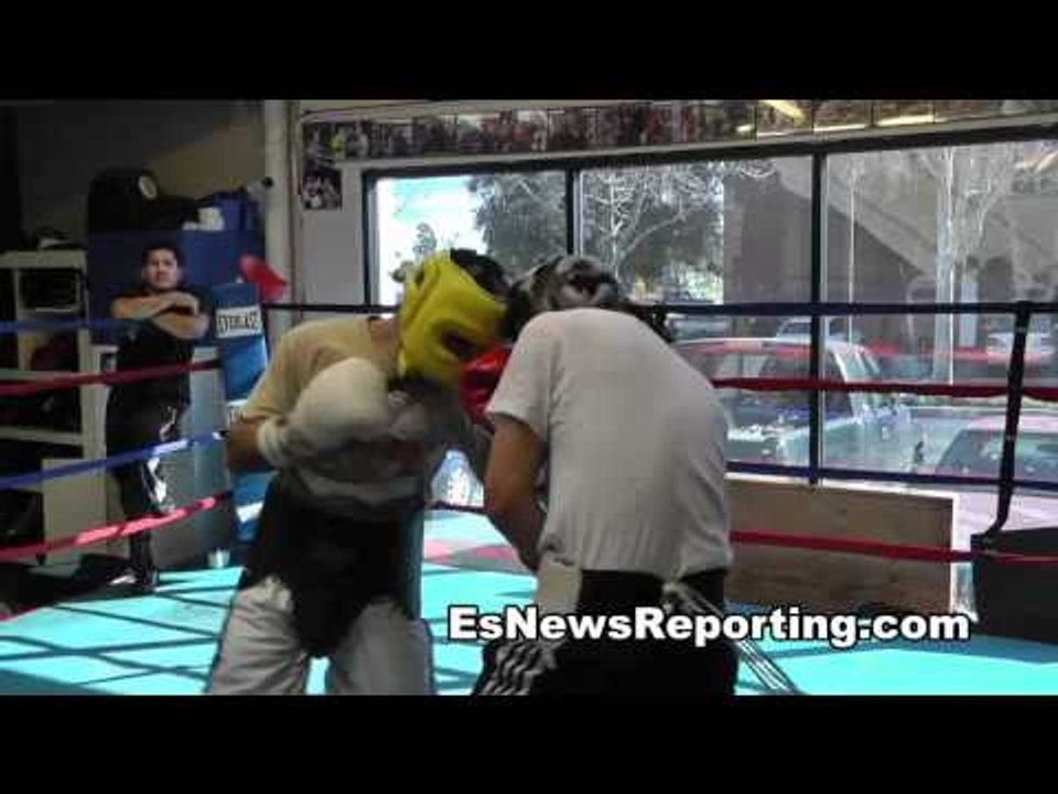 pelos garcia sparring