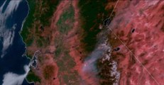 Flames From California's Detwiler Fire Visible From Space