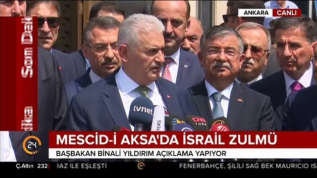 Başbakan Yıldırım: Mescid-i Aksa konusunda İslam dünyasının hassasiyeti hat safhadadır