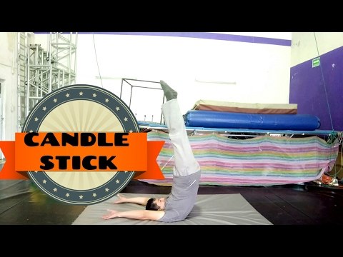 Back to circus training after 4, basic acrobatics candlestick March 2017