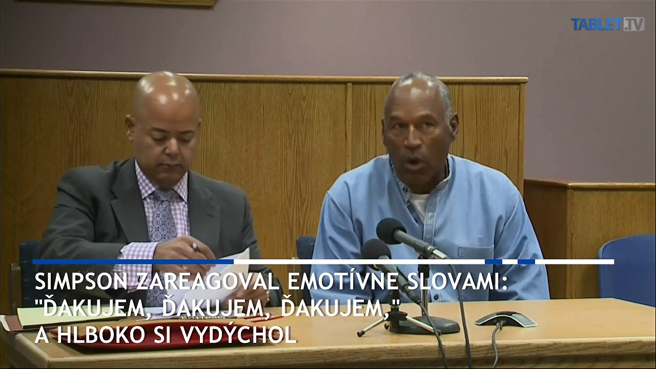 NFL: Člena Siene slávy O. J. Simpsona prepustia z väzenia na podmienku