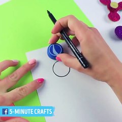 Bright Side - How to make a fidget spinner without a bearing.