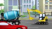 Real Diggers Trucks with Giant Crane - Construction Vehicles New Kids Cartoon