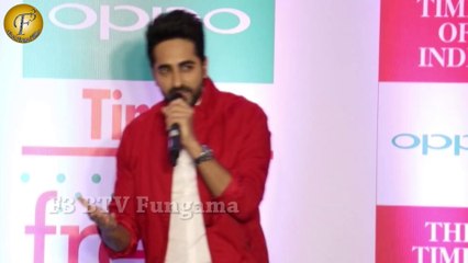 Ayushmann Khurana At Launch Of The 10th Edition Of OPPO Times Fresh Face